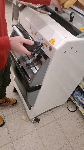 Using Tesco's Self-Checkout for Bread Shopping