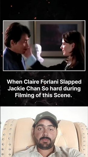 During the Filming, Claire Forlani slapped so hard to Jackie Chan