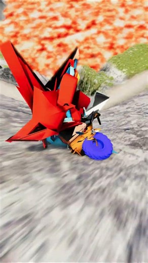 Superman on Motorcycle vs Lava Pit 🦸‍♂️🏍️🔥 BeamNG.drive
