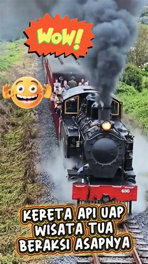 WOW! THICK, DENSE SMOKE! A Nostalgic Steam Train!