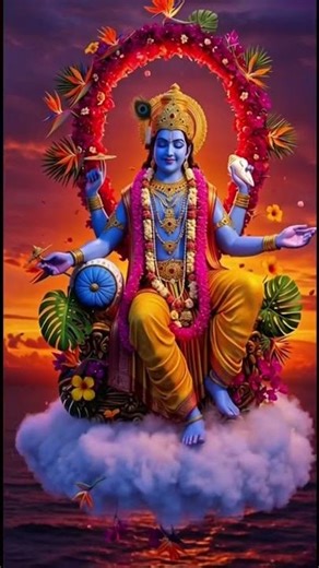 Narayan Narayan Jai Govind Hare l #vishnu #krishna #shorts #shortsfeed