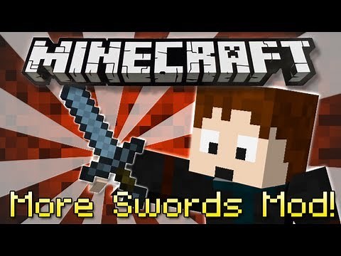 Minecraft : MORE SWORDS MOD!