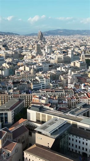 Barcelona aerial 4K | Relaxing cinematic