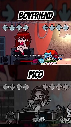 FNF TUTORIAL BOYFRIEND VS PICO #fnf #fnfmod #boyfriend #pico