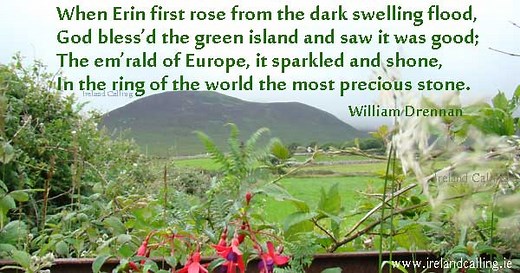 When Erin First Rose, Irish poem