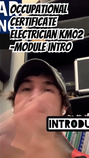 Occupational Certificate Electrician KM02 Intro #electrician