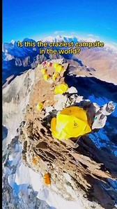 34K views · 198 reactions | The incredibly situated ‘Camp 2’ on Ama,...