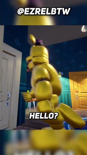 THIS FNAF HELLO NEIGHBOR MOD IS SCARY #funny #gaming #memes #fnaf #roblox #shorts #helloneighbor