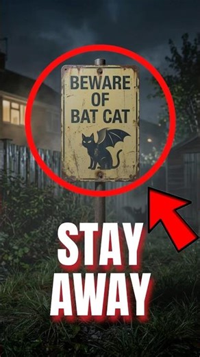If You See This “Bat Cat” Sign… RUN IMMEDIATELY 😨