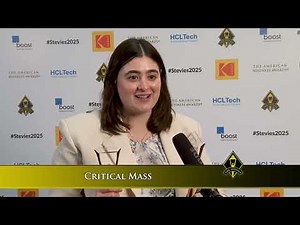 Critical Mass is a Stevie® Award Winner in The 2025 American Business Awards®