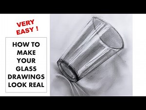 How to Make Your Glass Drawings Look Real! | Ly Art Studio