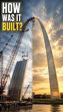Building the Gateway Arch Step by Step | Construction Timelapse #gatewayarch #usa
