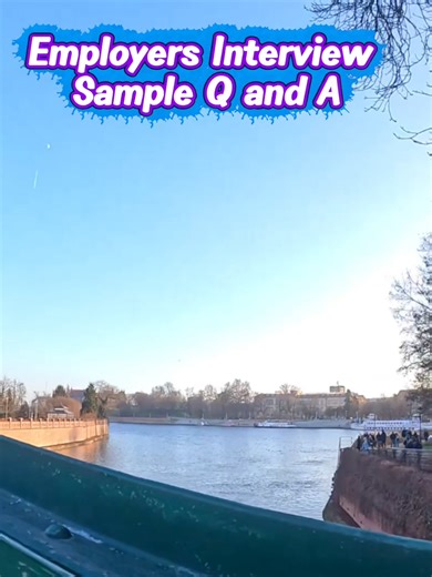 Employers Interview Sample Q and A. #WorkAbroad #europejobs #workineurope #G2G #dmw