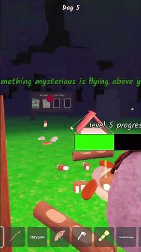 Use Alien Flame to easily get Alien Invasion (get OP items!) | 99 nights in the forest #shorts