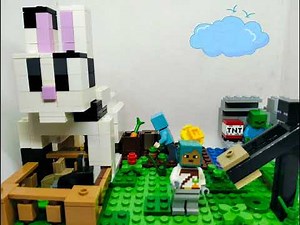 Lego Minecraft Rabbit Farming