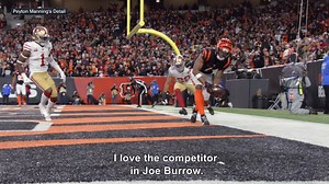 Joe Burrow's chemistry with his receivers is elite. Peyton Manning's been an early believer 🙏 #DETAIL is streaming now on ESPN | NFL Films