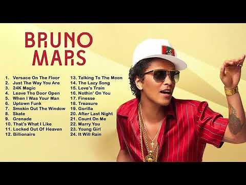 Bruno Mars | Top Greatest Hits 2024 Playlist - Bruno Mars Best Songs Playlist Album 2024