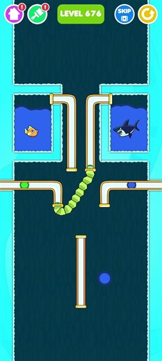 Save The Fish All 676 Level Android,ios Gameplay New Update #shorts #savethefish