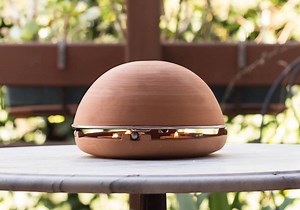 Egloo Candle-Powered Terracotta Dome Heater by Marco Zagaria - Homeli