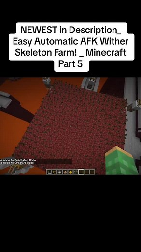 Easy Automatic AFK Wither Skeleton Farm Tutorial