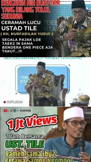 FUNNY LECTURE BY USTADZ TILE ~ ALL TAXES ARE INCREASE BY THE ONE PIECE FLAG, BE AFRAID!!!