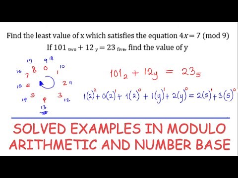 MODULO ARITHMETIC AND NUMBER BASE - WAEC WASSCE 2020 QUESTIONS AND ANSWERS