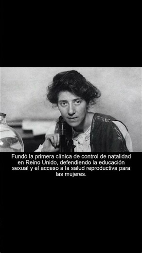¿Quién fue Marie Stopes? #MarieStopes #SaludFemenina #Derechos #Educación #ShortsEspañol #QuiénFue