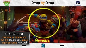 Studio Mikros Animator: Michel Urbanek This is an absolutely stellar example of leading the audience's eye from one action to another. This montage sequence is so cool, and we LOVE IT. #agorastudio #framebyframe #animchallenge #animation #breakdown #3danimation #tmnt #tmntmutantmayhem #mikros #cinesite #mutantmayhem #paramount FramebyFrame is an initiative of @Agora.Community | Frame by Frame Animation