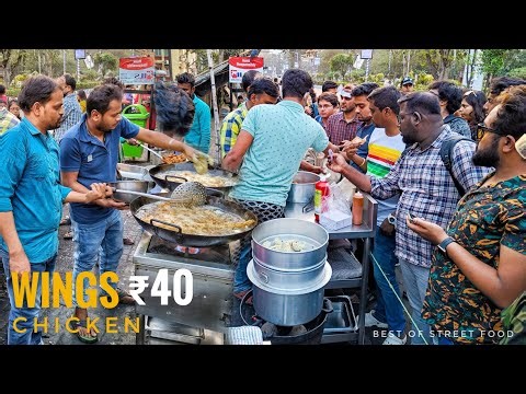 Bapi Da's Popular Chicken Wings Crazy Tasty | Chicken Momo, Wings, Strips ₹40 | Indian Street Food