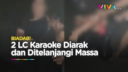 2 LC Karaoke Nyaris Telanjang Diarak dan Diceburkan ke Laut - Vlix.id
