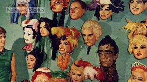 In the 1930s, '40s and ’50s, Nebraska artist Doane Powell transitioned from cartoonist to mask maker, crafting intricate paper masks of famous figures—from Clark Gable to Mae West, even Winston Churchill! 🎭🎨 These unique works, blending playful exaggeration with striking realism, were forgotten for decades before being restored and rediscovered. This story is one of three Nebraska Stories segments nominated for a 2025 Heartland Emmy! 🏆 Nebraska History Museum #arthistory #maskmaking | Nebrask