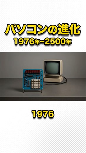 パソコンの進化 | 1976年〜2500年