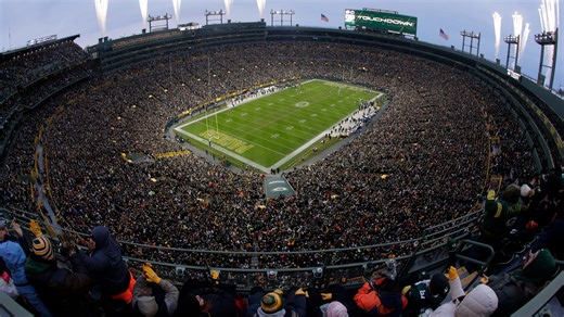 Lambeau Field earns top spot on NFL stadium bucket list