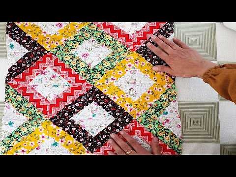Sewing for Beginners: Make a Beautiful Table Runner with Fabric Strips