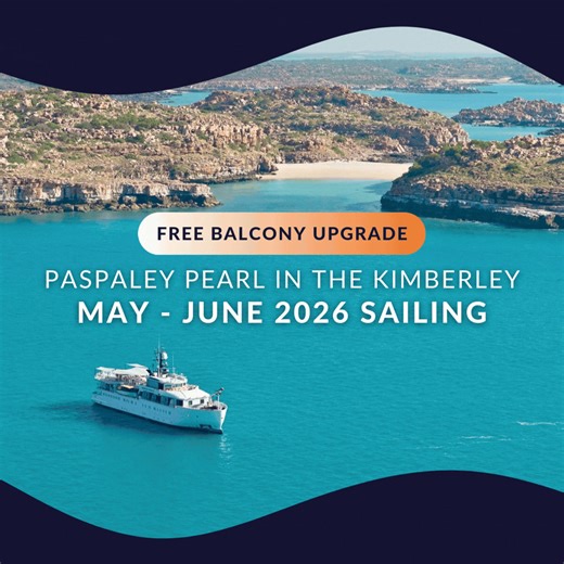 🌟 Kimberley Cancellation Opportunity 🌟 FREE balcony upgrade for 8 day expedition this May-June 2026! ✔️ 100% all inclusive ‘bucket list’ style expedition cruise ✔️ Access many key sites inaccessible to larger vessel/ship operators ✔️ Just 30:22 guests:crew This itinerary is designed to maximize the incredible opportunities presented by nature and the tides at the conclusion of the wet season, ensuring we experience the best of this pristine wilderness. 🧡 An immersive and personalised experien