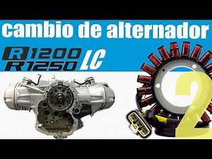 Alternator stator assembly replacement BMW R 1200 LC 1250 GS R RT RS (Part 2/2)