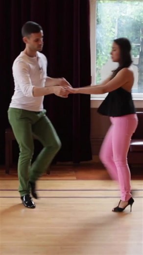 49K views · 829 reactions | Hammerlockin' Double Crossin' is designed to get you comfortable playing with hammerlocks, while working both sides of the line of dance. When teaching we always focus on the building blocks: the moves, techniques and concepts you need to understand to put together fun social dances.  Try our online salsa and bachata programs free for a week: thedancedojo.com | The Dance Dojo | Facebook