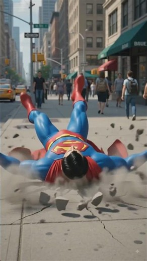 Superman Checked His Phone... Then THIS Happened 😂 #subscribe