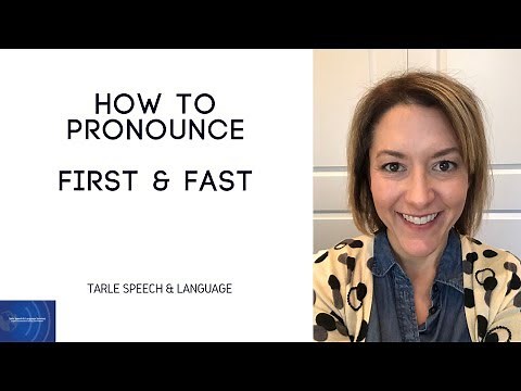 Learn to Pronounce FAST & FIRST - American English Pronunciation Lesson #learnenglish