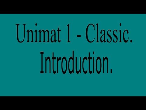 Unimat 1 Classic - Introduction.