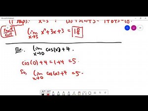 Calculus: Introduction of limits (some exercises)