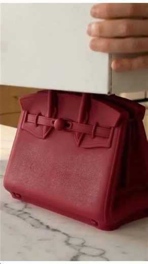 I melted $500 of candy into a $50,000 Hermès Birkin 👜🍬 #satisfying #viral #asmr