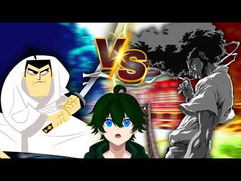 THE GREATEST SAMURAI'S IN FICTION!!! SAMUARI JACK VS AFRO SAMURAI!!!!