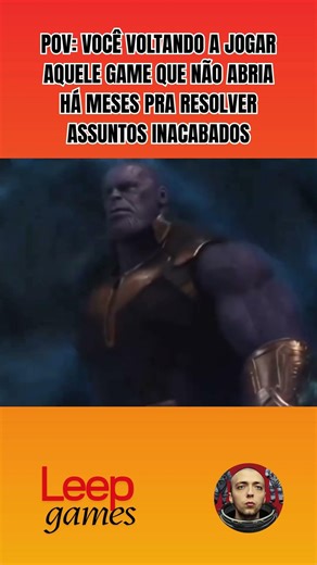 POV: VOCÊ VOLTANDO A JOGAR AQUELE GAME PRA RESOLVER ASSUNTOS INACABADOS #gamer #humor #pov