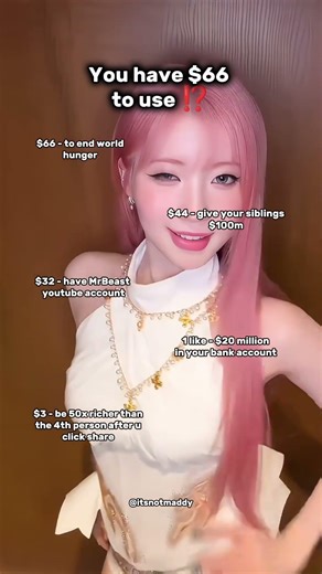 you have 66 dollars to use?? #babymonster #asa #shorts