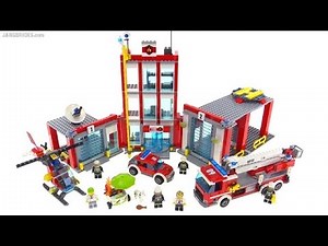 🔄 LEGO City 2016 Fire Station review! set 60110 re upload
