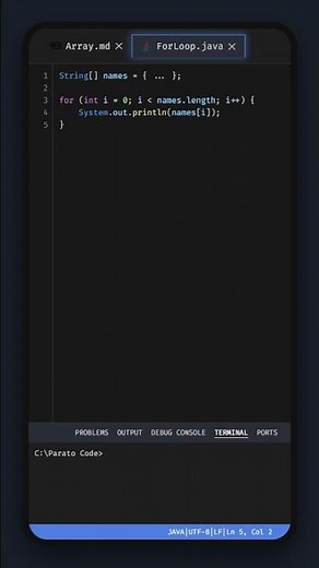 Java for Loop Explained in 40 Seconds!