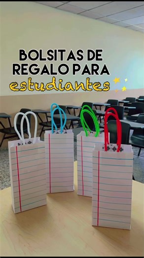 Bolsitas de Regalo Creativas para Estudiantes