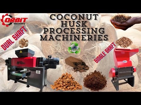 Coconut Husk Processing Machines