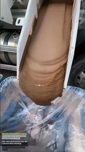 Performing Mortar Mixing and Discharge Using an Automatic Concrete Mixer System